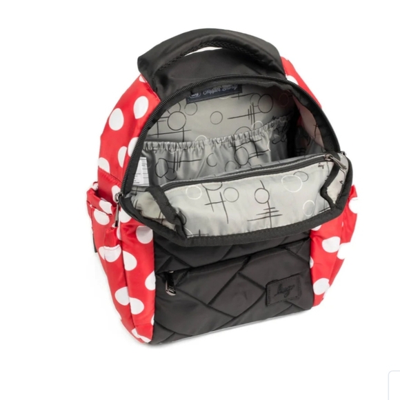 Hopper Shorty Backpack  - Crimson Large Dot - Picture 7 of 8